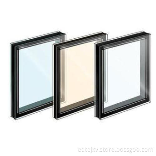 Green Or Bronze Flat Thermal Insulated Glass Square 15mm 19